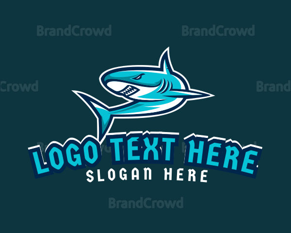 Angry Gaming Shark Logo