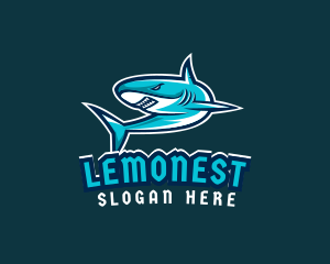 Sea - Angry Gaming Shark logo design