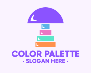 Colorful Mushroom Fungus logo design