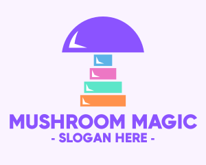 Mushroom - Colorful Mushroom Fungus logo design