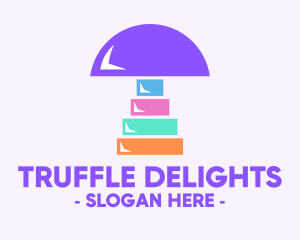 Truffle - Colorful Mushroom Fungus logo design