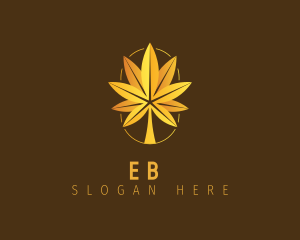 Cannabis Autumn Leaf Logo