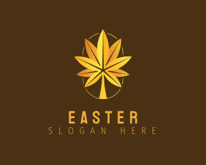 Dispensary - Cannabis Autumn Leaf logo design