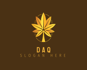 Dispensary - Cannabis Autumn Leaf logo design