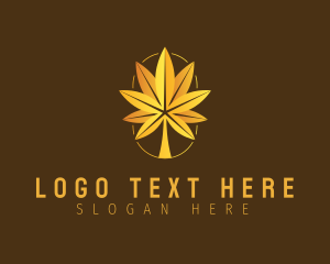 Cannabis Autumn Leaf Logo