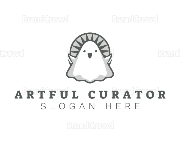 Spirit Cute Ghost Logo