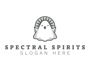 Spirit Cute Ghost logo design