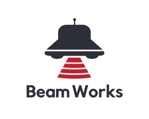 Beam - UFO Signal Beam logo design