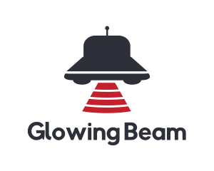 UFO Signal Beam logo design