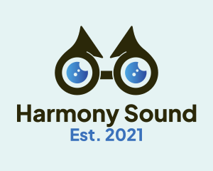 Sound - Sound Nerd Glasses logo design