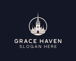 Church - Cathedral Church Architecture logo design