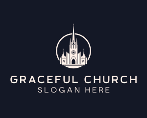 Church - Cathedral Church Architecture logo design