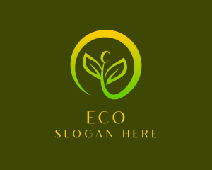 Plant - Organic Sprout Leaf logo design