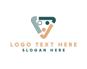 Human - Group Community People logo design
