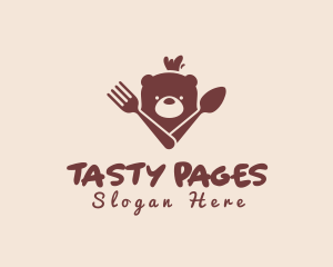 Bear Spoon Fork Restaurant Logo