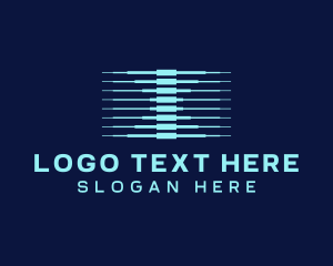 It Company - Letter X Tech Connection logo design