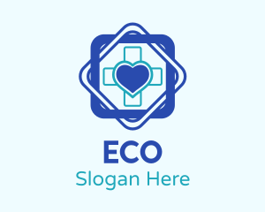 Heart Medical Cross Logo