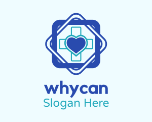Heart Medical Cross Logo