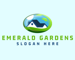 Garden Leaf House logo design