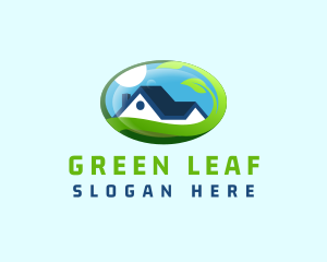 Garden Leaf House logo design