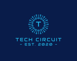 Digital Circuitry Technology logo design