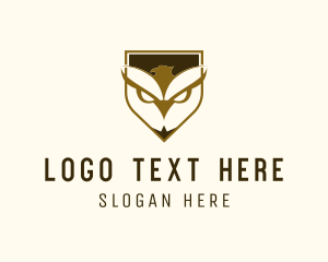 Generic - Eagle Owl Shield logo design