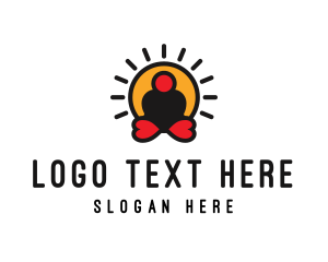 Yogi - Love Yoga Wellness logo design