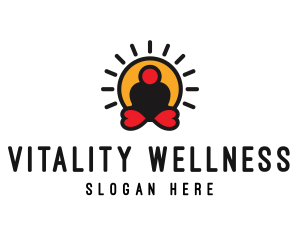 Love Yoga Wellness logo design