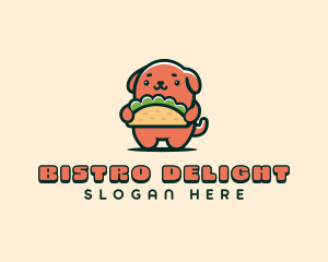 Taco Dog Dining logo design