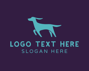 Hound - Run Pet Dog logo design