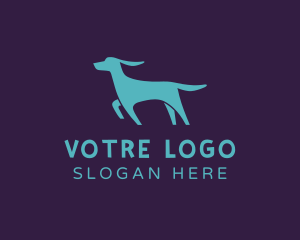 Run Pet Dog Logo