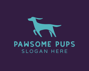 Run Pet Dog logo design