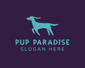 Run Pet Dog logo design