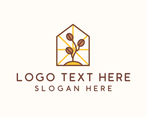 Plant - Coffee Farm House logo design