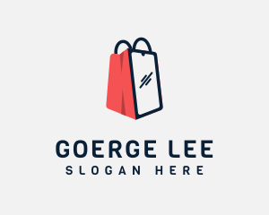 Online Shopping - Mobile Phone Shopping logo design