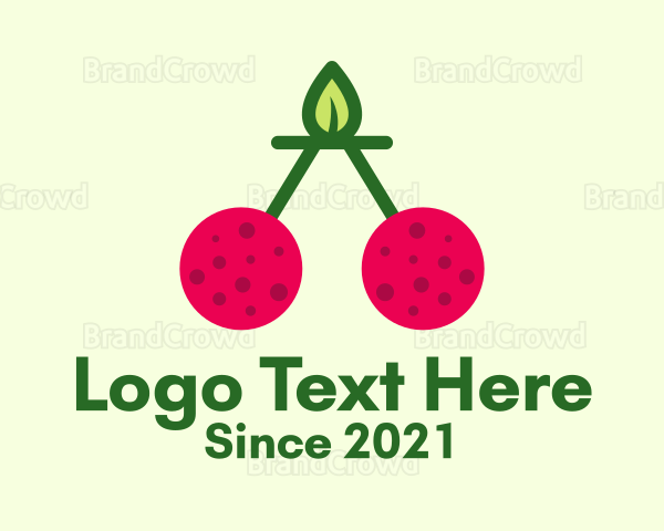 Fresh Cherry Fruit Logo