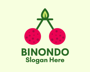 Fresh Cherry Fruit  Logo