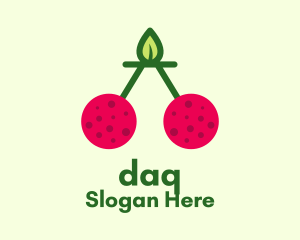 Fresh Cherry Fruit  Logo