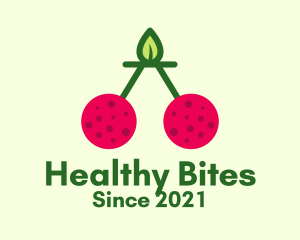 Fresh Cherry Fruit  logo design