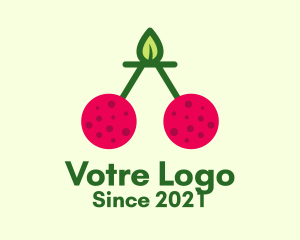 Dragon Fruit - Fresh Cherry Fruit logo design