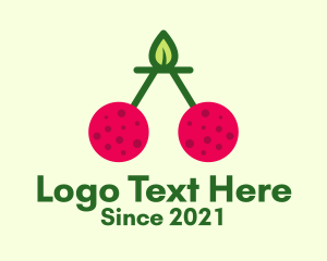 Food - Fresh Cherry Fruit logo design