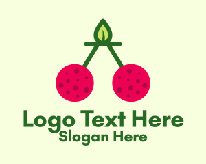 Fresh Cherry Fruit  Logo