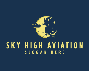 Sky Crescent Moon  logo design