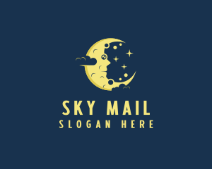 Sky Crescent Moon  logo design