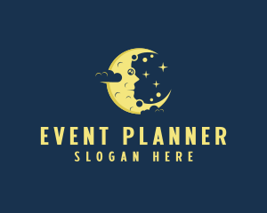 Planet - Sky Crescent Moon logo design