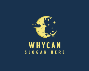 Night - Sky Crescent Moon logo design