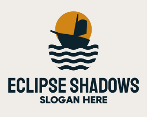 Ocean Ship Sailing logo design