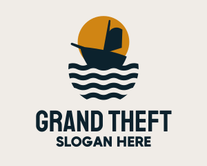 Shipyard - Ocean Ship Sailing logo design