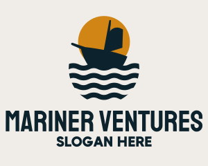 Mariner - Ocean Ship Sailing logo design
