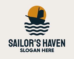 Yachtsman - Ocean Ship Sailing logo design